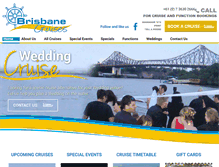 Tablet Screenshot of brisbanecruises.com.au